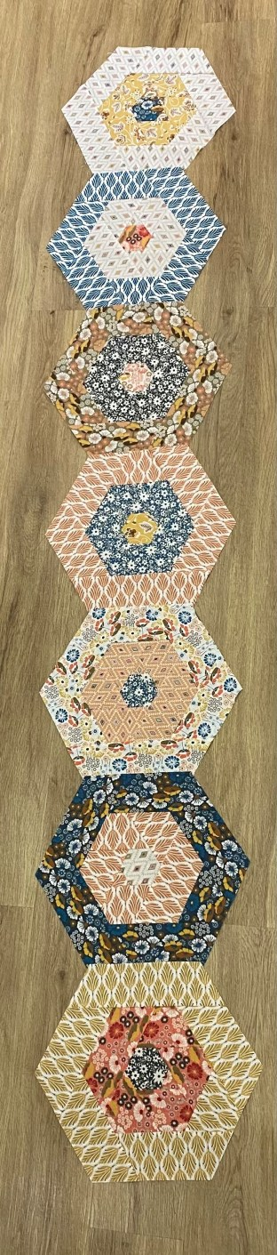 Wrap Around Hexies Table Set Instructions - Digital Download