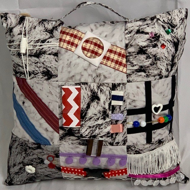 Fidget Cushion or Weighted Quilt with Book and Storage Pocket Instructions - Digital Download