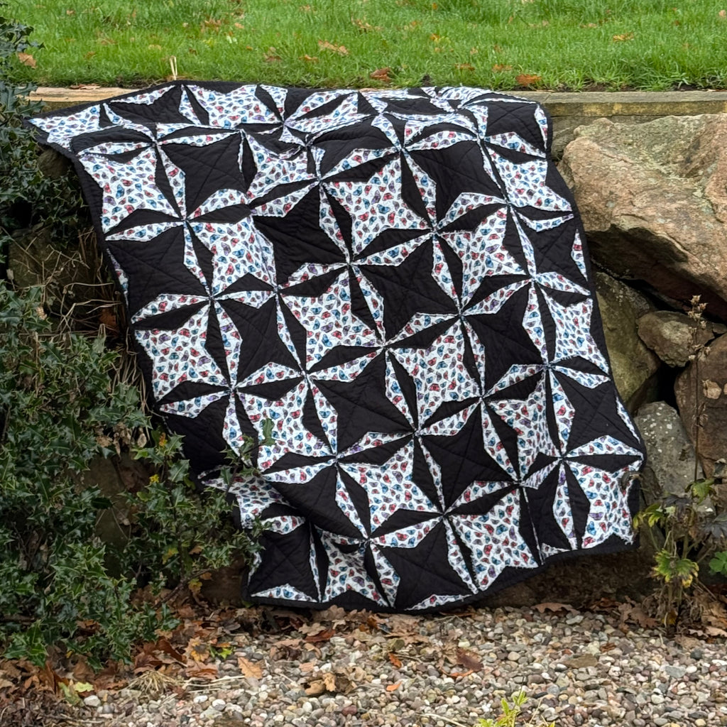 Kriss Kross Star Quilt - Digital Download