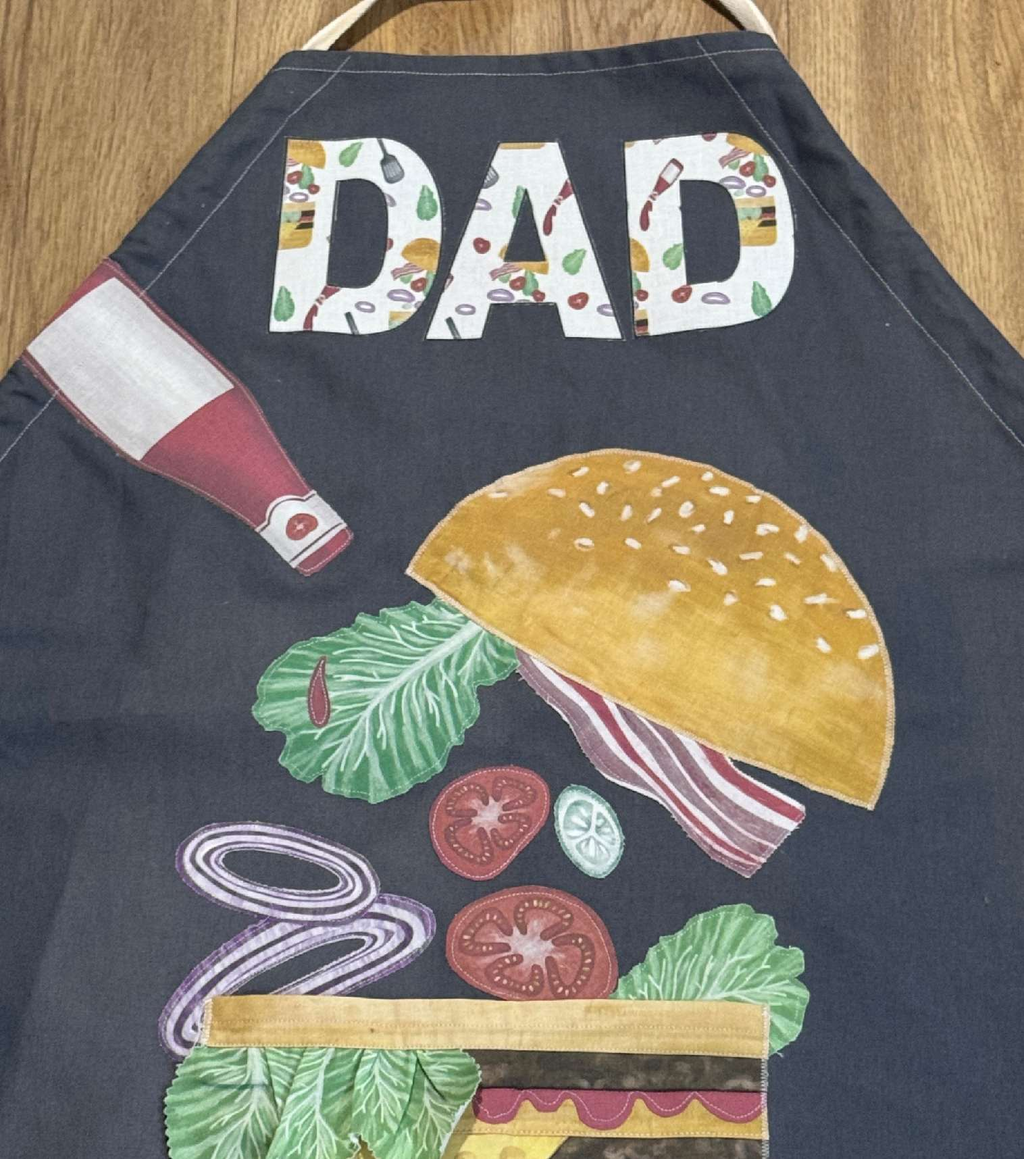 Applique Pockets for BBQ/Afternoon Tea Aprons - Digital Download