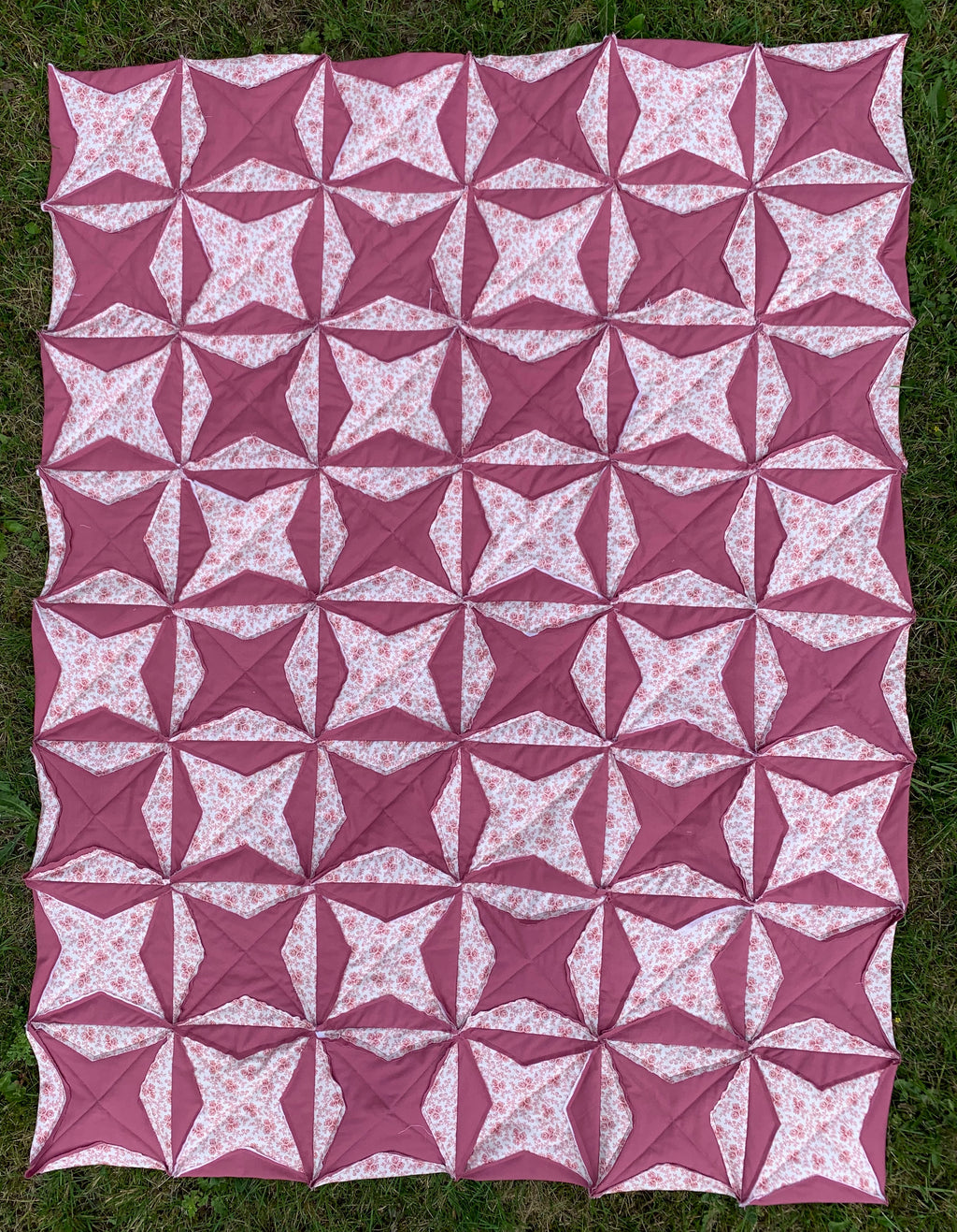 Kriss Kross Star Quilt - Digital Download