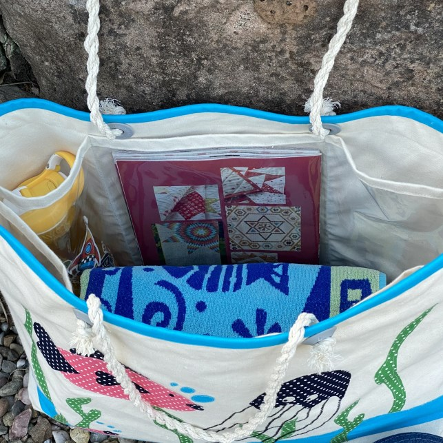 Under the Sea Bag, an Oversized Tote with waterproof lining - Digital Download