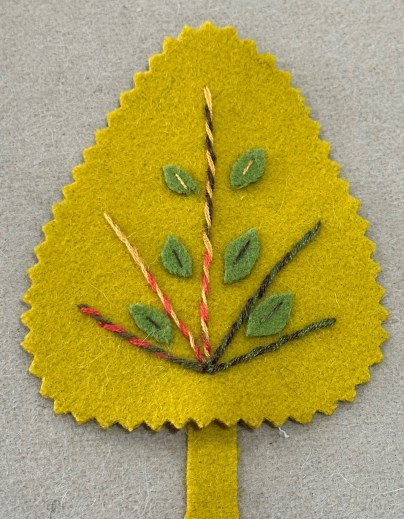 Forest Floor Wool Applique Table Sets and Wall Hanging Instructions - Digital Download