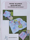 Picnic Blanket Quillow Bag (Not a Quilt but needs one) - Digital Download