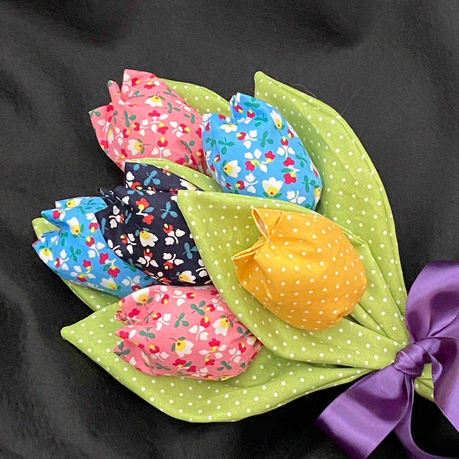 Sewing Pattern/Instructions for Fabric Tulips - Digital Download