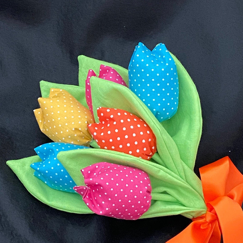 Sewing Pattern/Instructions for Fabric Tulips - Digital Download