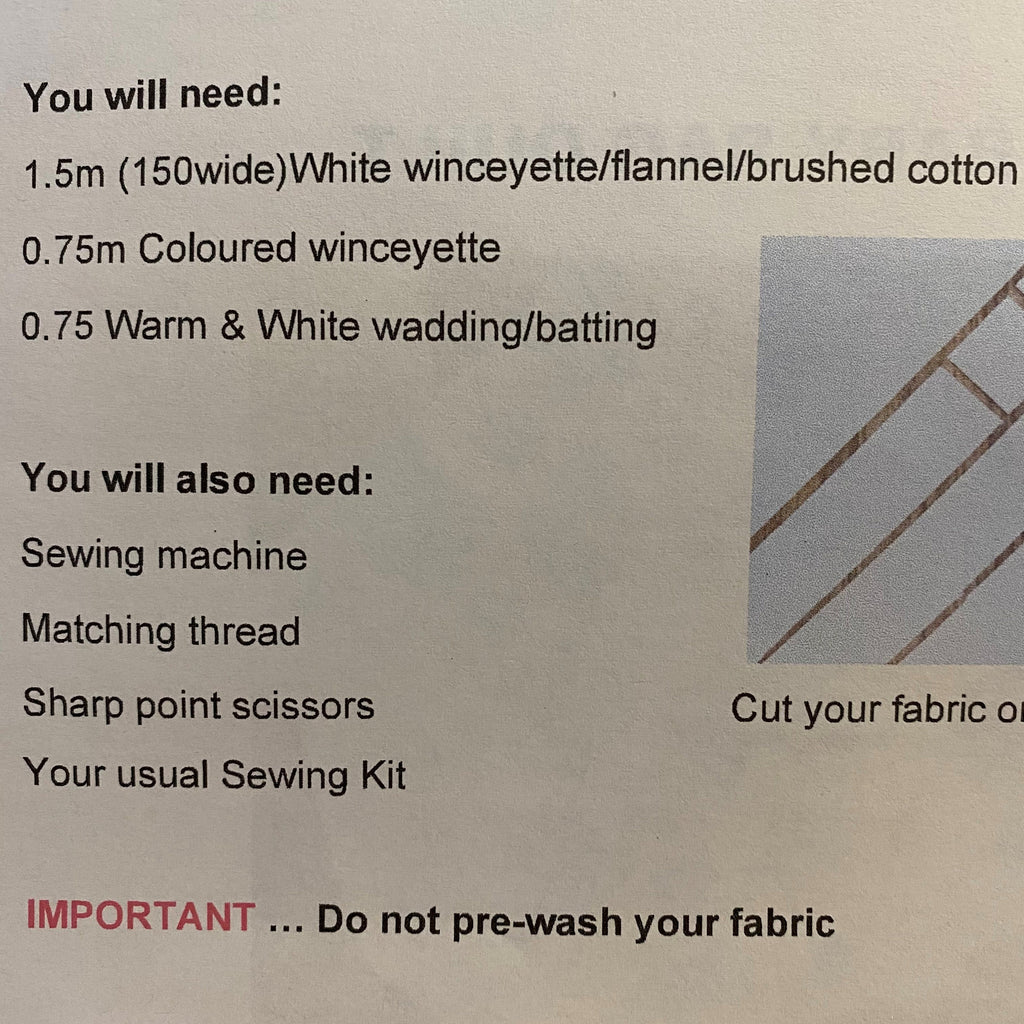 Baby Rag Quilt PDF Sewing Pattern and templates. QR code takes you to a full tutorial - Digital Download