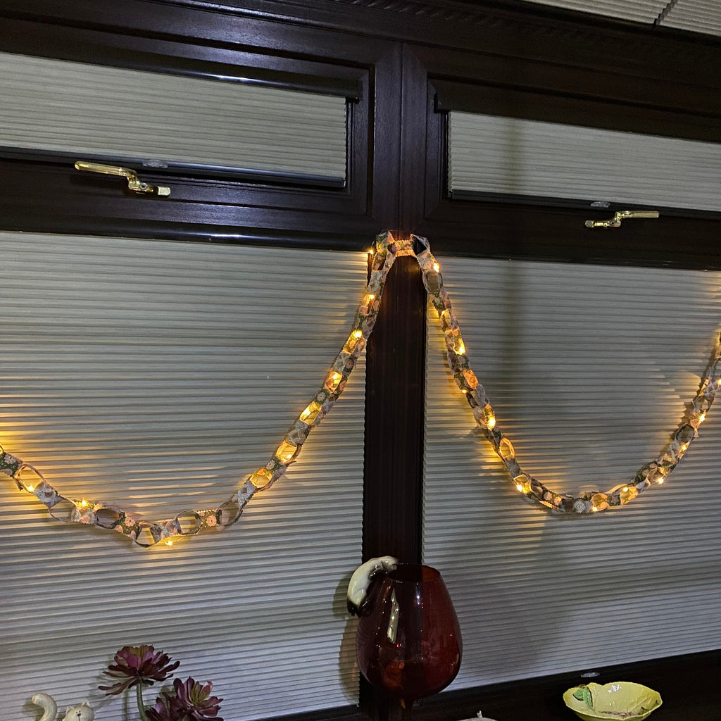 Fabric Christmas Chains worksheet - Digital Download