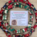 Fabric Christmas Chains worksheet - Digital Download