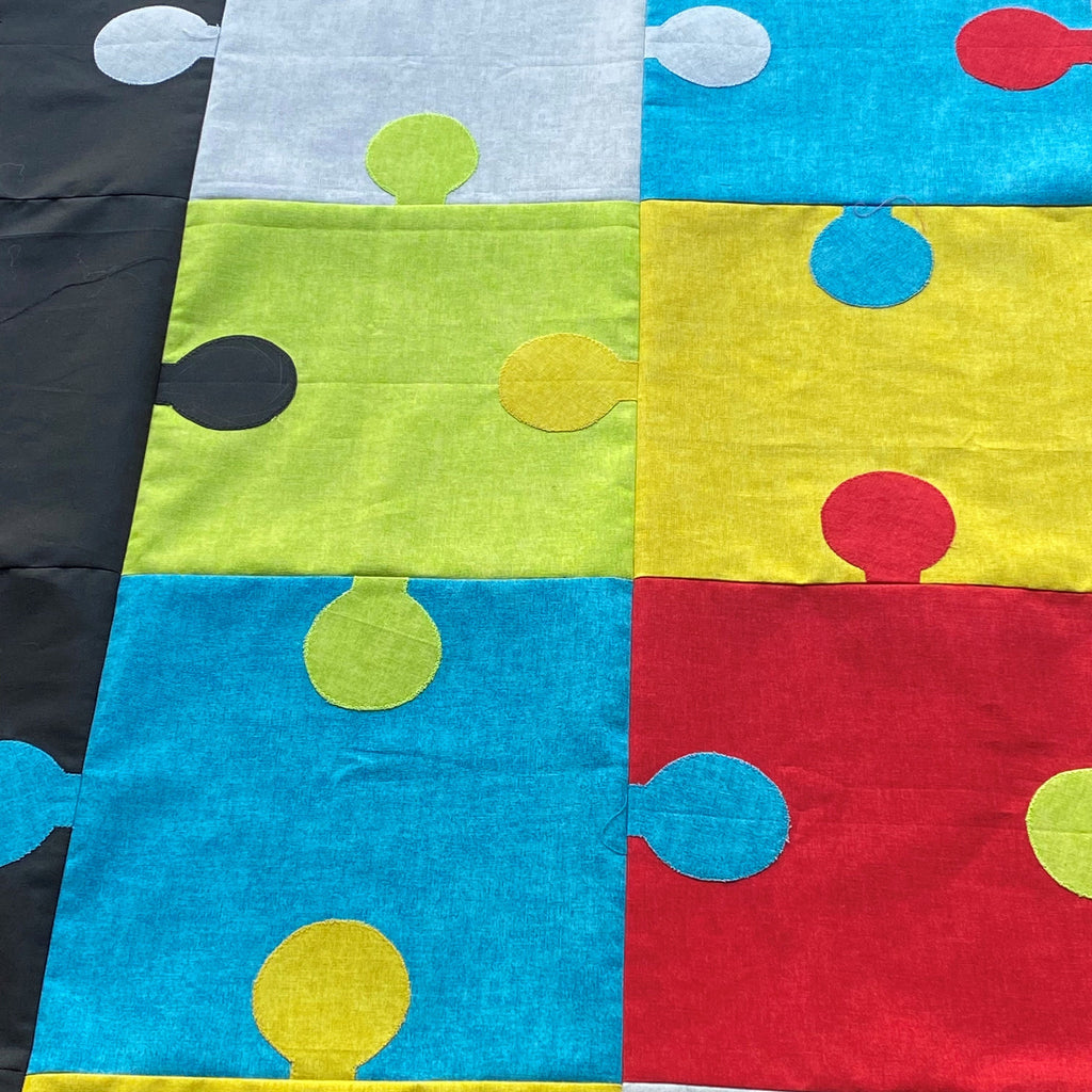 One Last Piece - Jigsaw Quilt Instructions - Digital Download