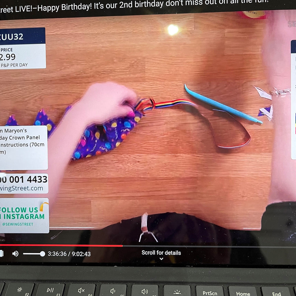 Multi size Party Crown Instructions.  Digital Download