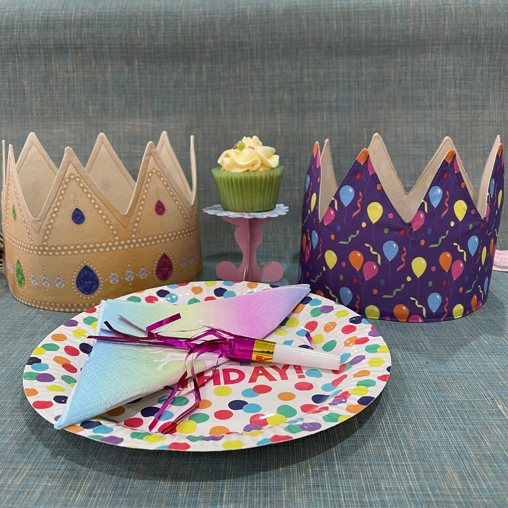 Multi size Party Crown Instructions.  Digital Download
