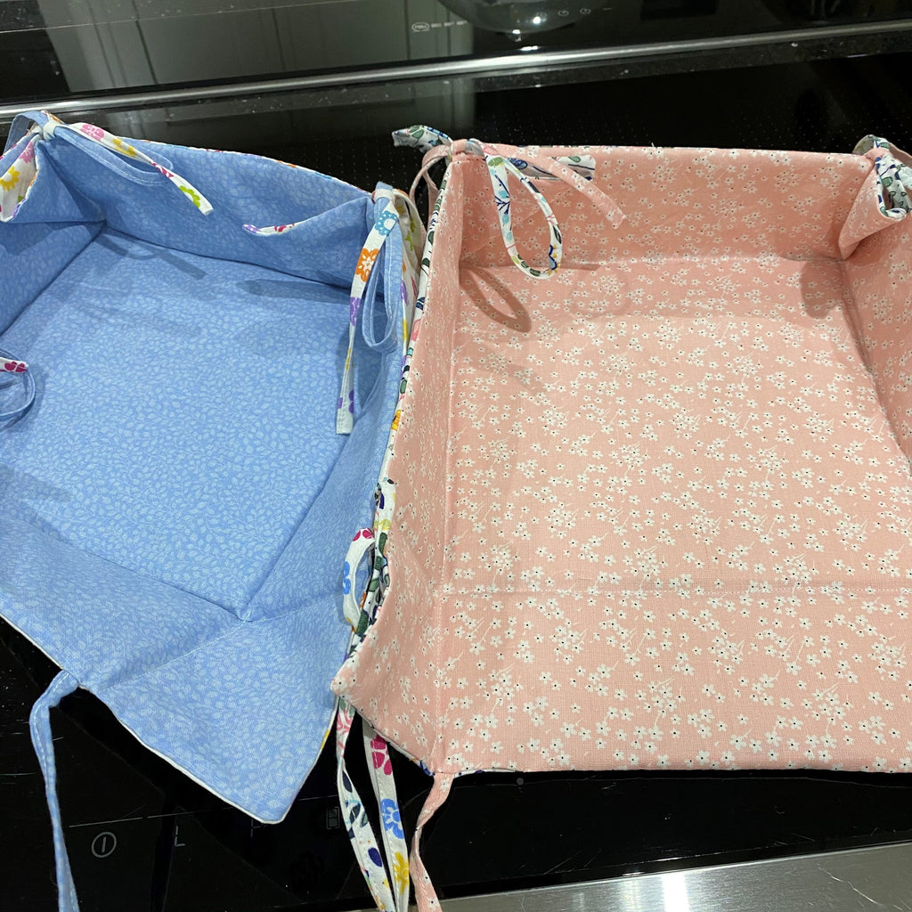 Fabric Tied Basket, Easy store, Collapsible - Digital Download