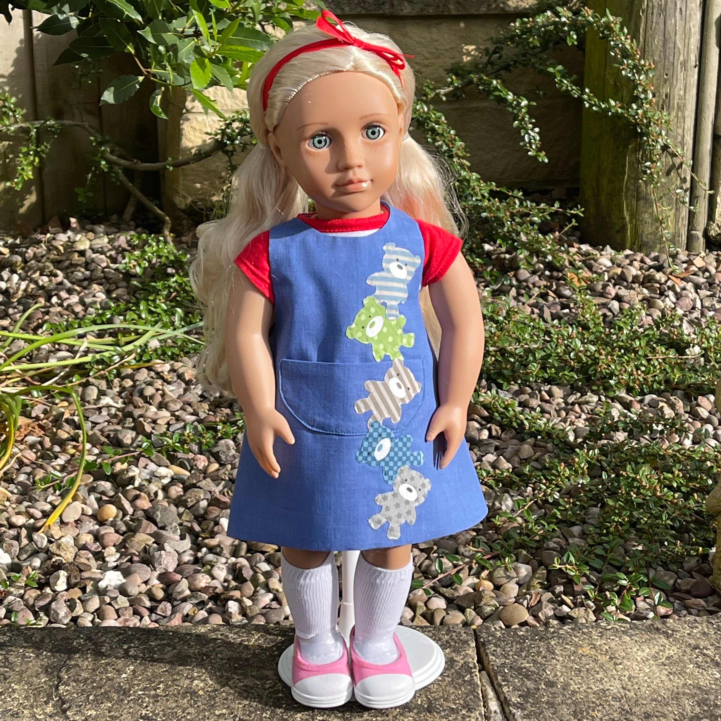 Dolly Cross Back Apron/Tunic sewing pattern. 3 sizes in one pattern - Digital Download