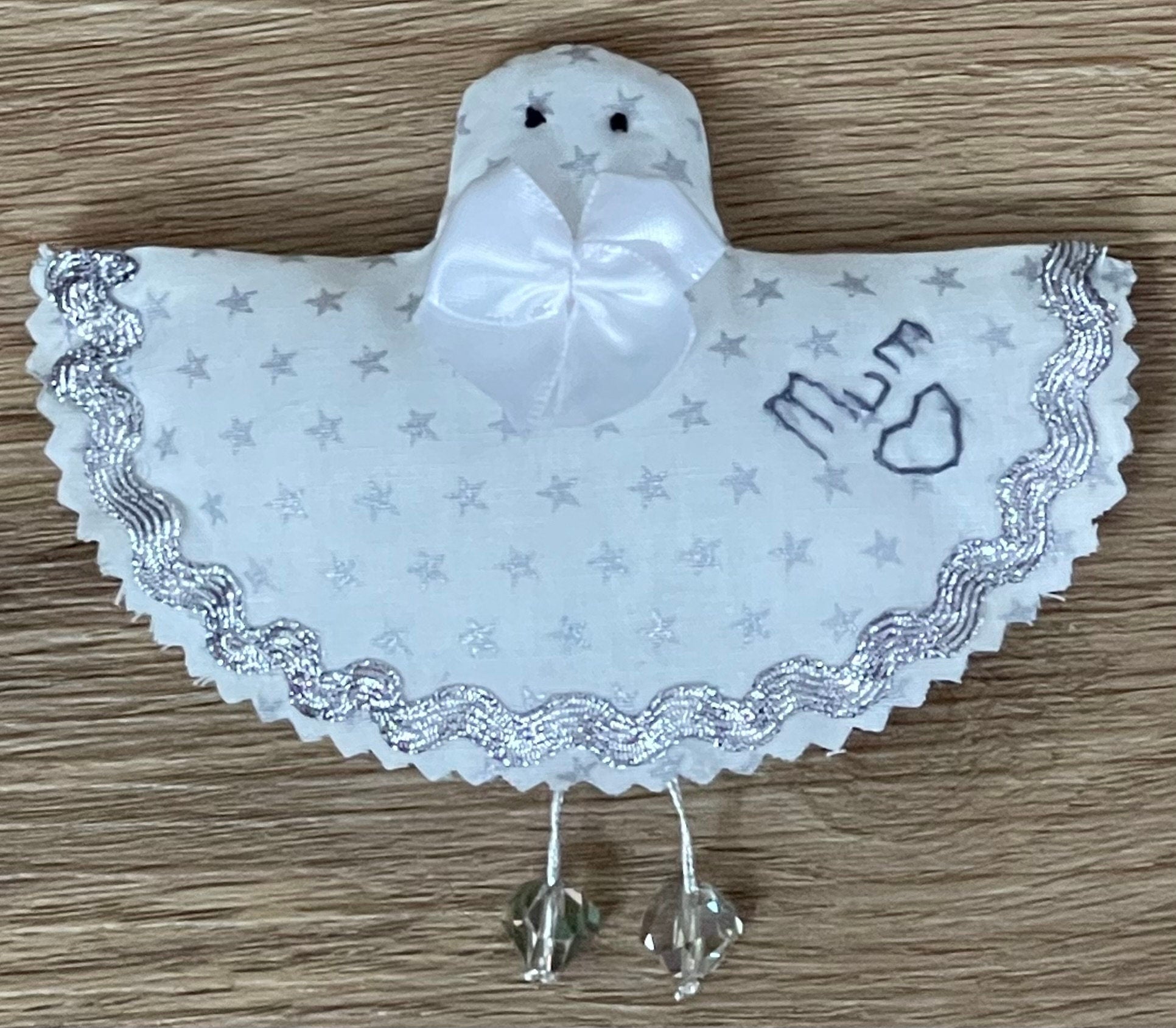 Fabric Angel Xmas Decoration - Digital Download