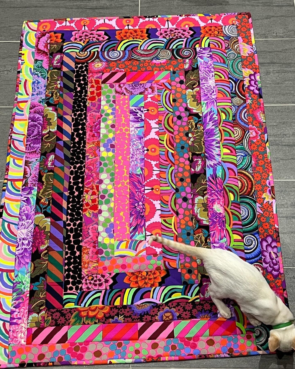 Relisted - Fabric Strip Rugs created using 4 Techniques: 2 Quilt as you go, Wrapped Rope and Folded Fabric - Digital Download