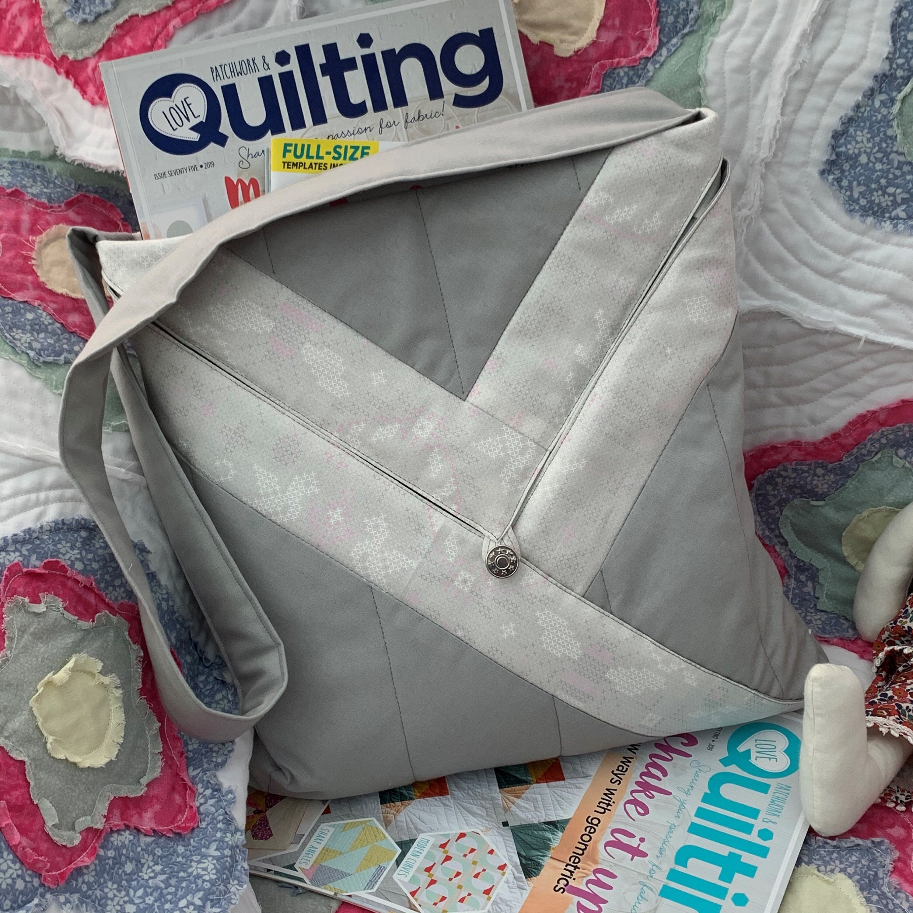 Origami folded Tote paper pattern - Digital Download