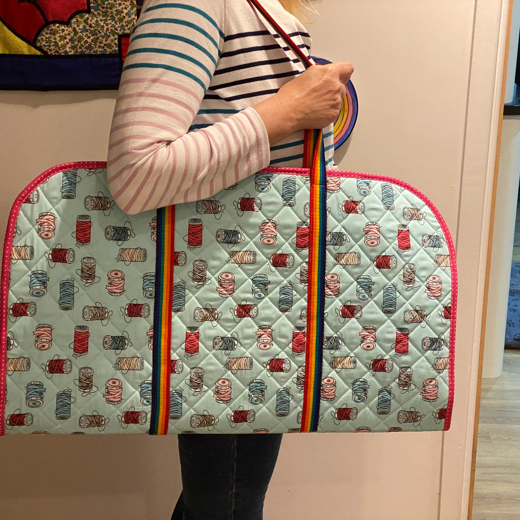 Cut, Piece and Press Sewing storage/carry case for project/tools/pressing.  Includes a free Travel Iron Bag pattern with templates - Digital Download