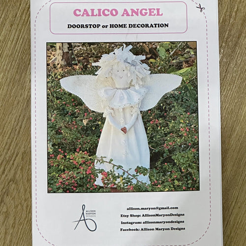 Calico Angel Doorstop / Decoration Sewing Pattern - Digital Download