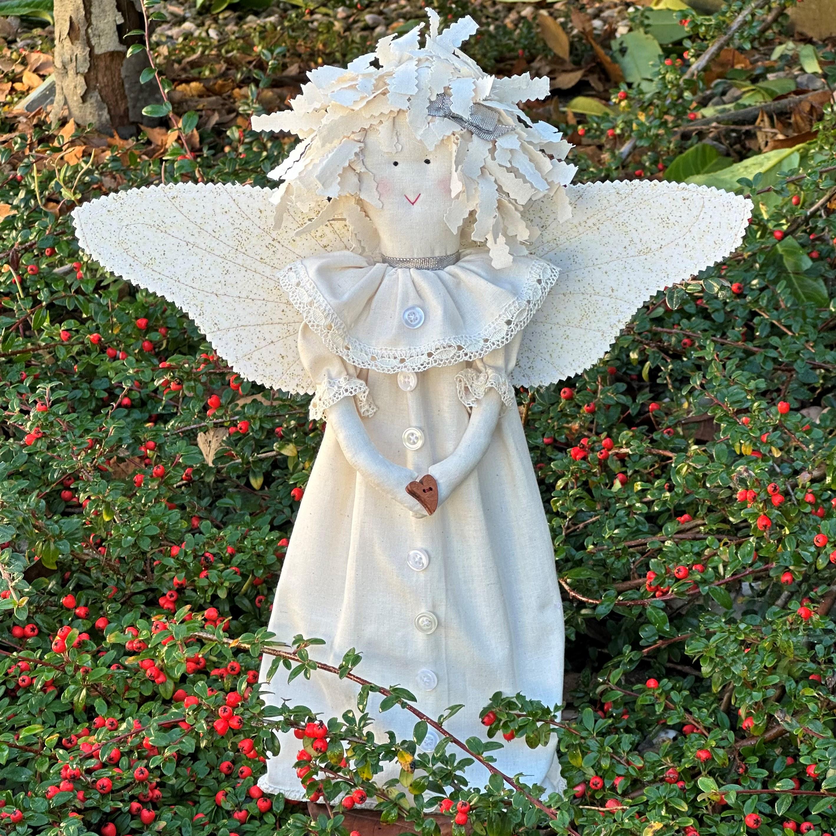 Calico Angel Doorstop / Decoration Sewing Pattern - Digital Download