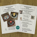 Winter Wool/Felt Candle Mat/Penny Rug Instructions and Templates - Digital Download