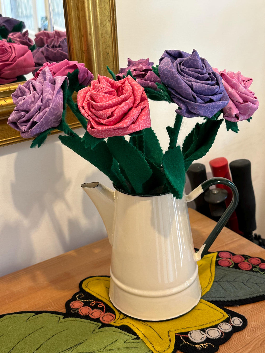 Everlasting fabric tulips and fabric roses instructions and templates - Digital Download