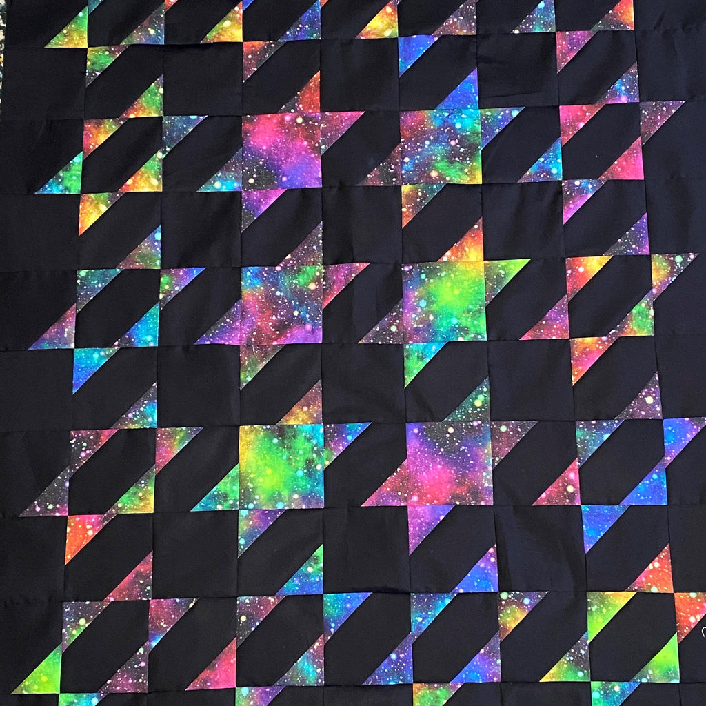 Reach for the Stars.  Stretched stars quilt instructions. Beginner friendly project - Digital Download