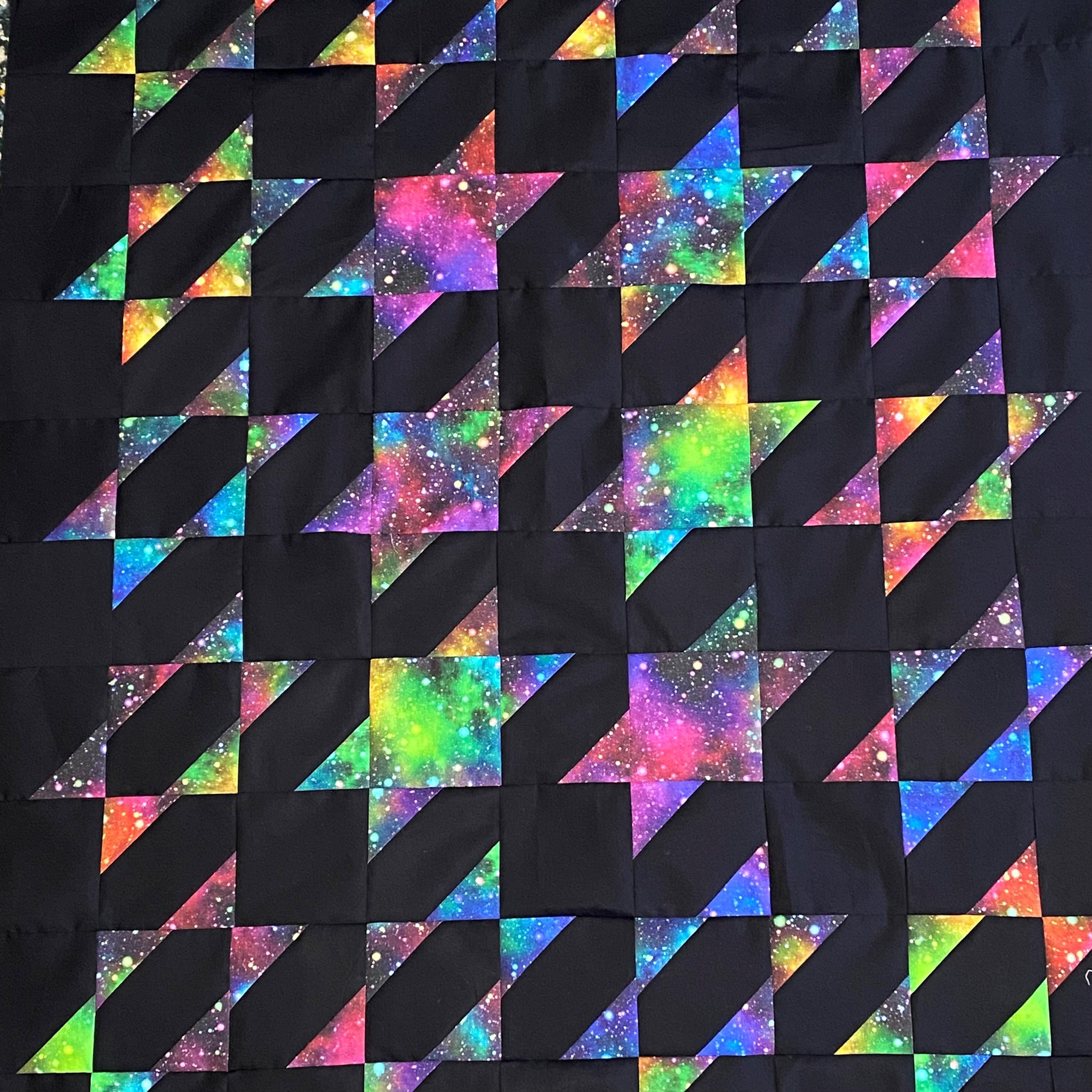 Reach for the Stars.  Stretched stars quilt instructions. Beginner friendly project - Digital Download