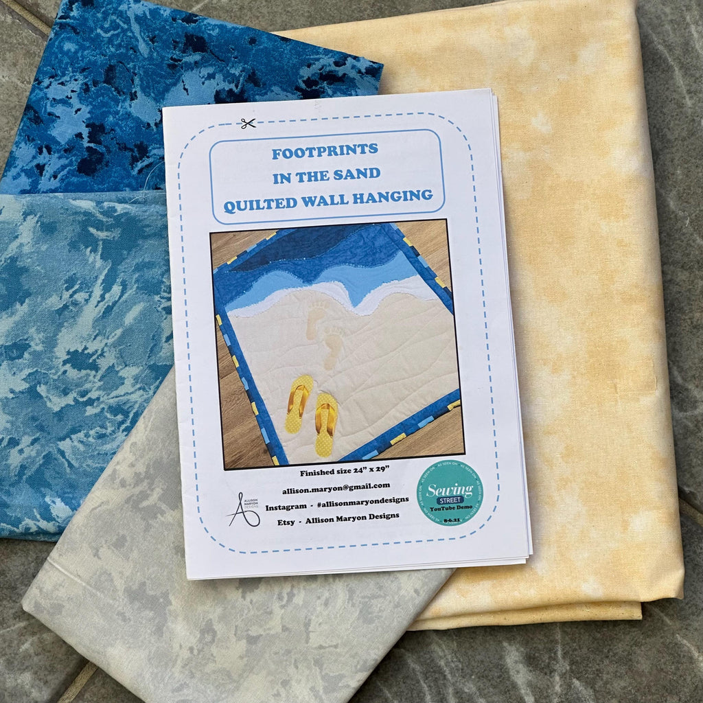 Footprints in the sand wall hanging instructions - Digital Download